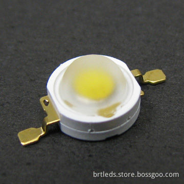New 1W High-power LED, White Color, 4,745-7,040K, with Peak Current 350mA, 80lm